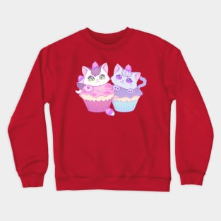 Cupcake Cats Crewneck Sweatshirt